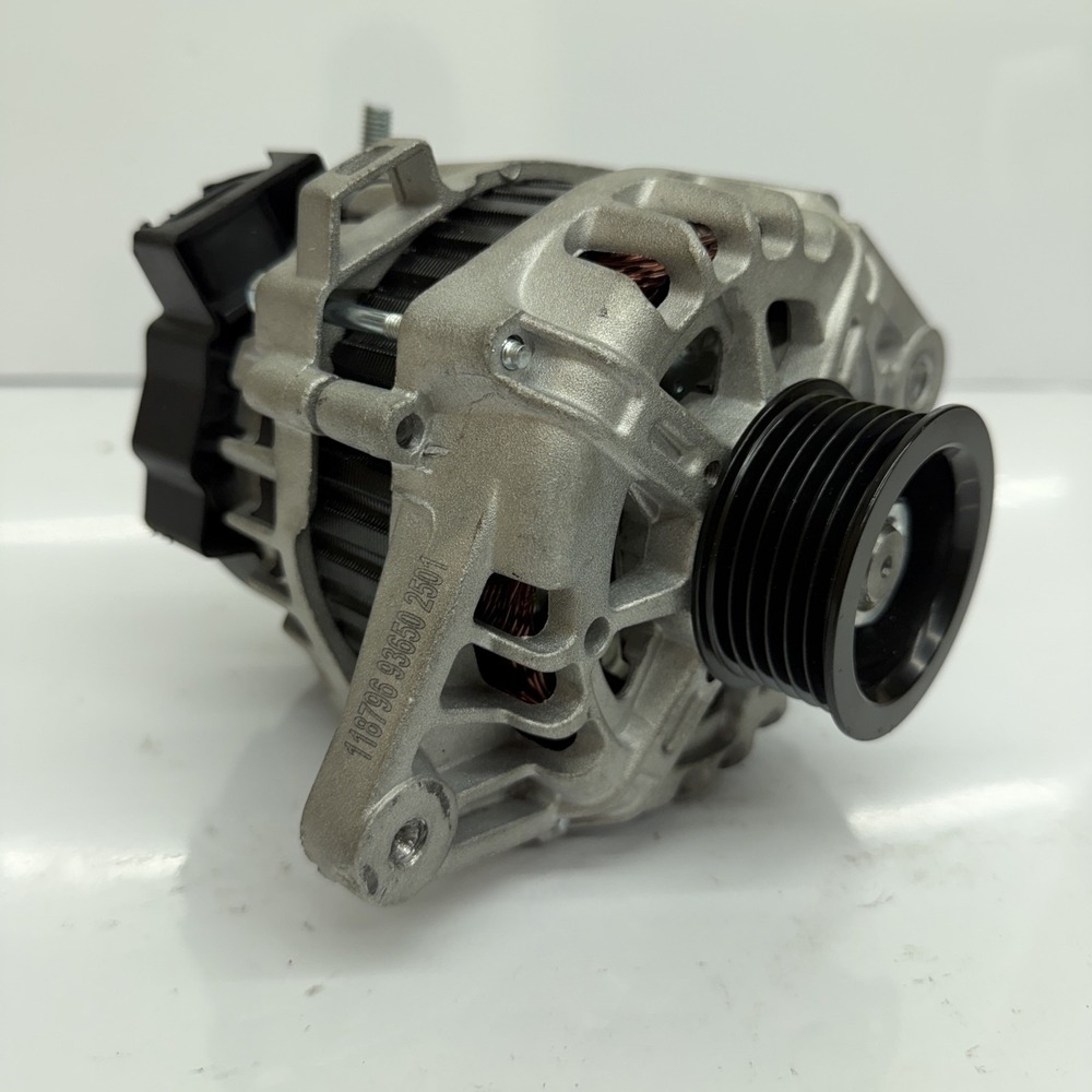 Alternator Pulley Included 118796 93650 2501 Aluminum New Silver Black Auto
